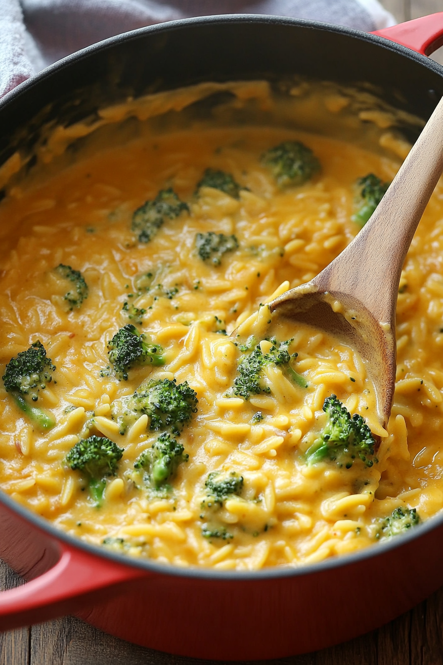 Easy One-Pan Broccoli Cheese Orzo: A 35-Minute Weeknight Meal